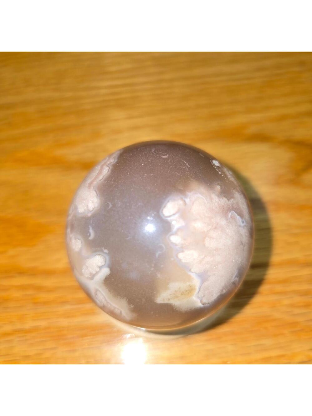 HC006. Flower Agate Sphere